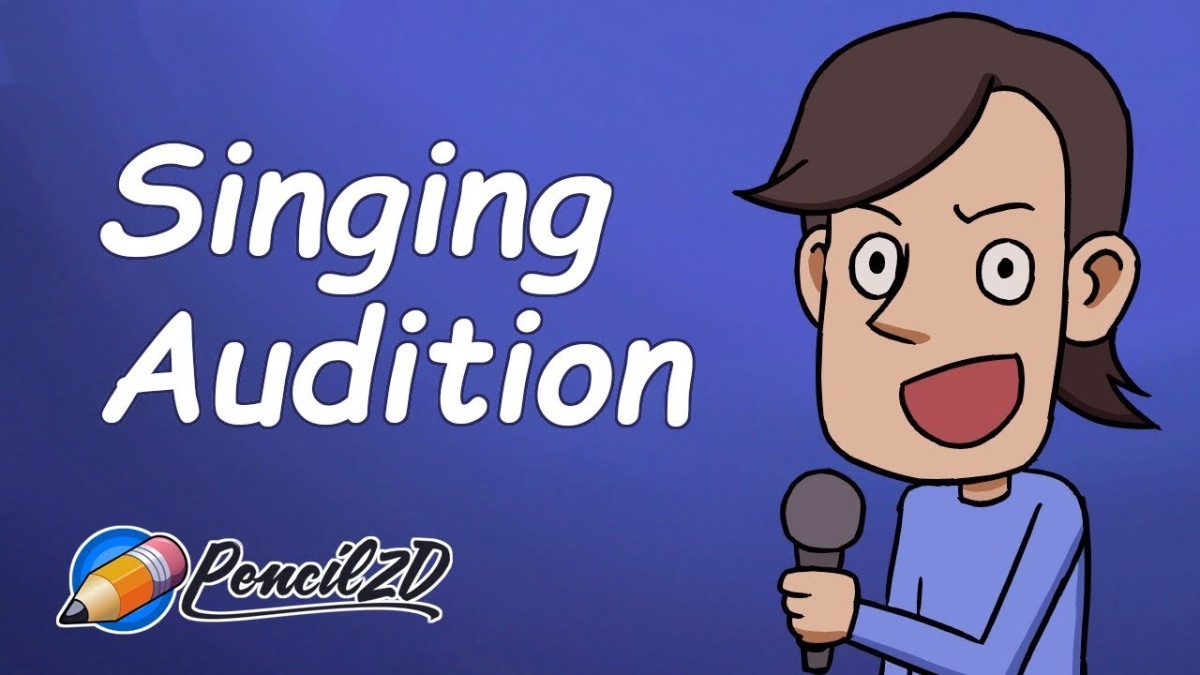 “The Audition” animated cartoon using Pencil 2D